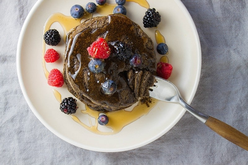 BUTTERMILK BUCKWHEAT PANCAKES