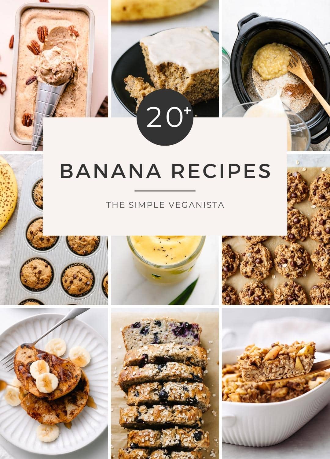 best banana recipes intro graphic.
