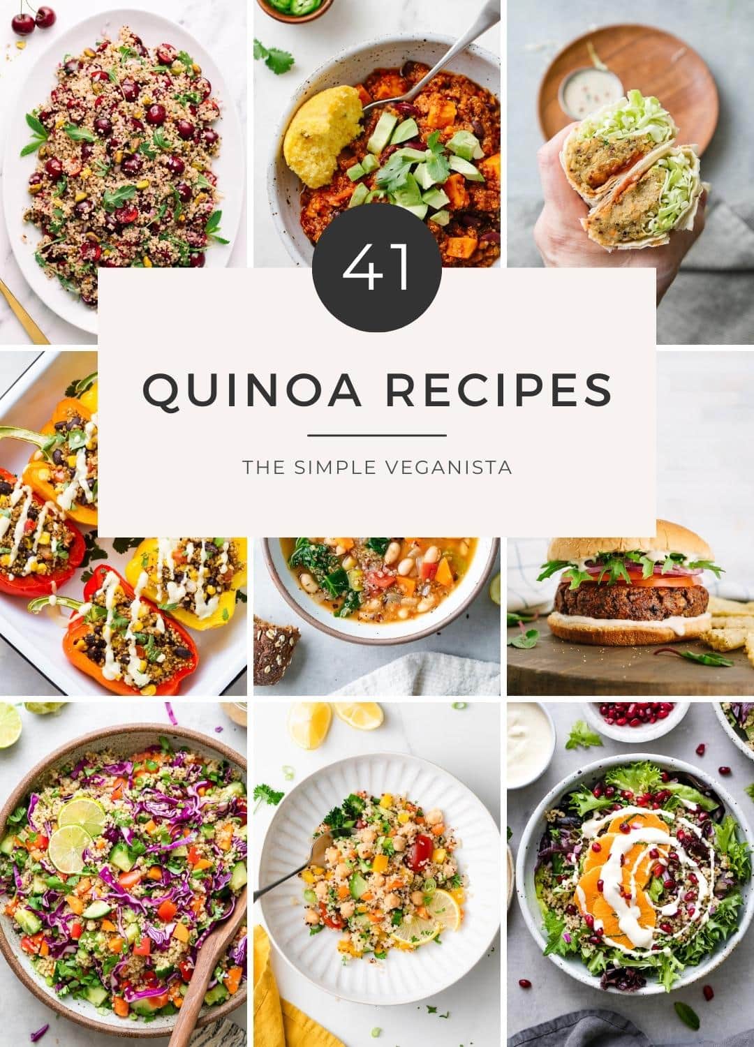 best quinoa recipes intro graphic.
